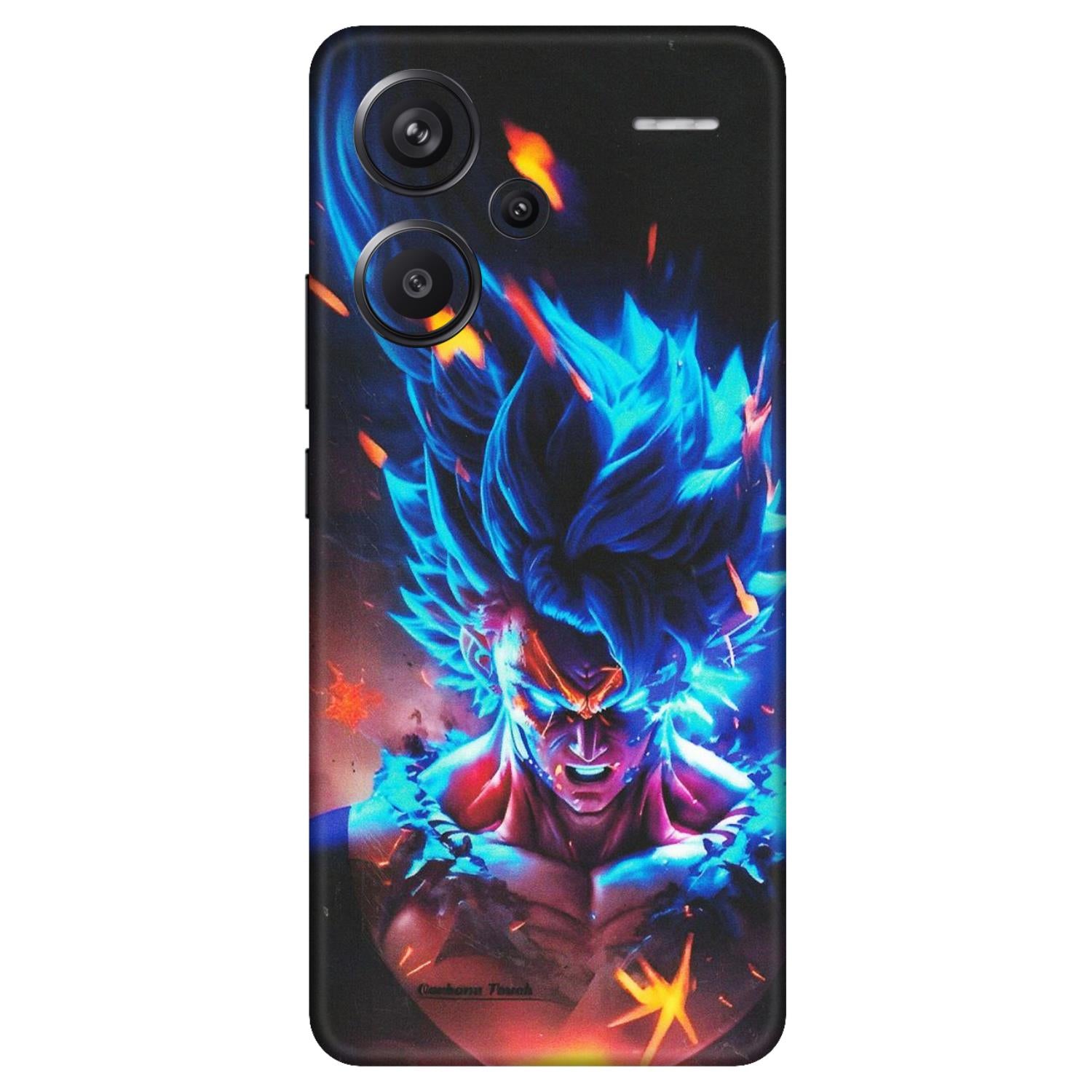 Xiaomi Redmi Phone Skins (All Models) - Angry Goku Dragon Ball Anime - Matte Finish (M-150) Redmi Note 13 Pro Plus 5G