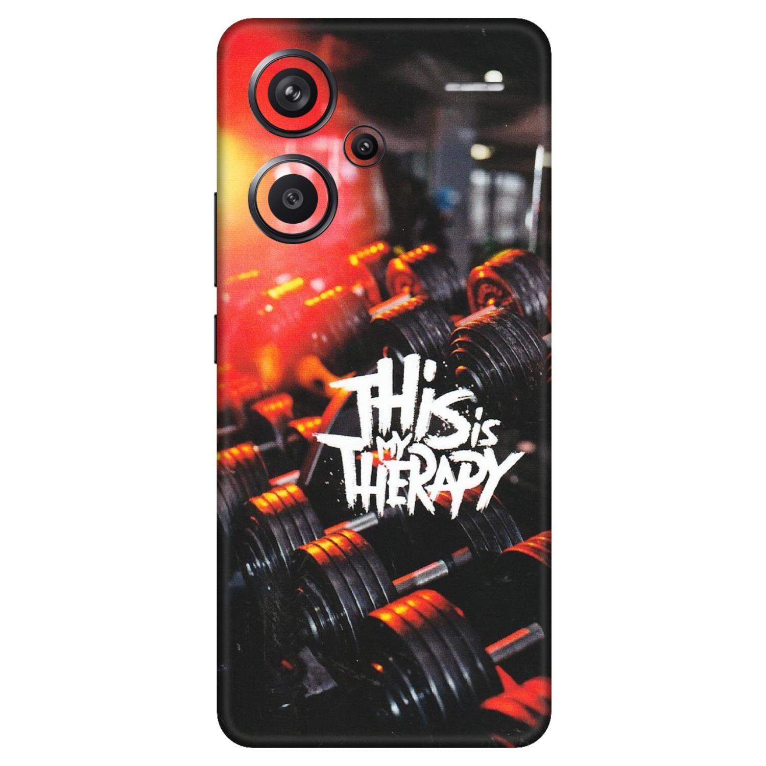 Xiaomi Redmi Phone Skins (All Models) - GYM Lover Therapy - Matte Finish (M-160) Redmi Note 13 Pro Plus 5G