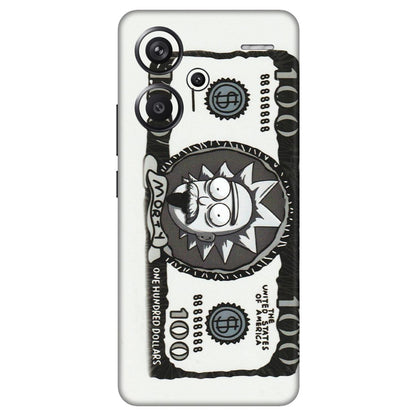 Xiaomi Redmi Phone Skins (All Models) - Rick And Morty Hundred Dollar Anime - Matte Finish (M-161) Redmi Note 13 Pro Plus 5G
