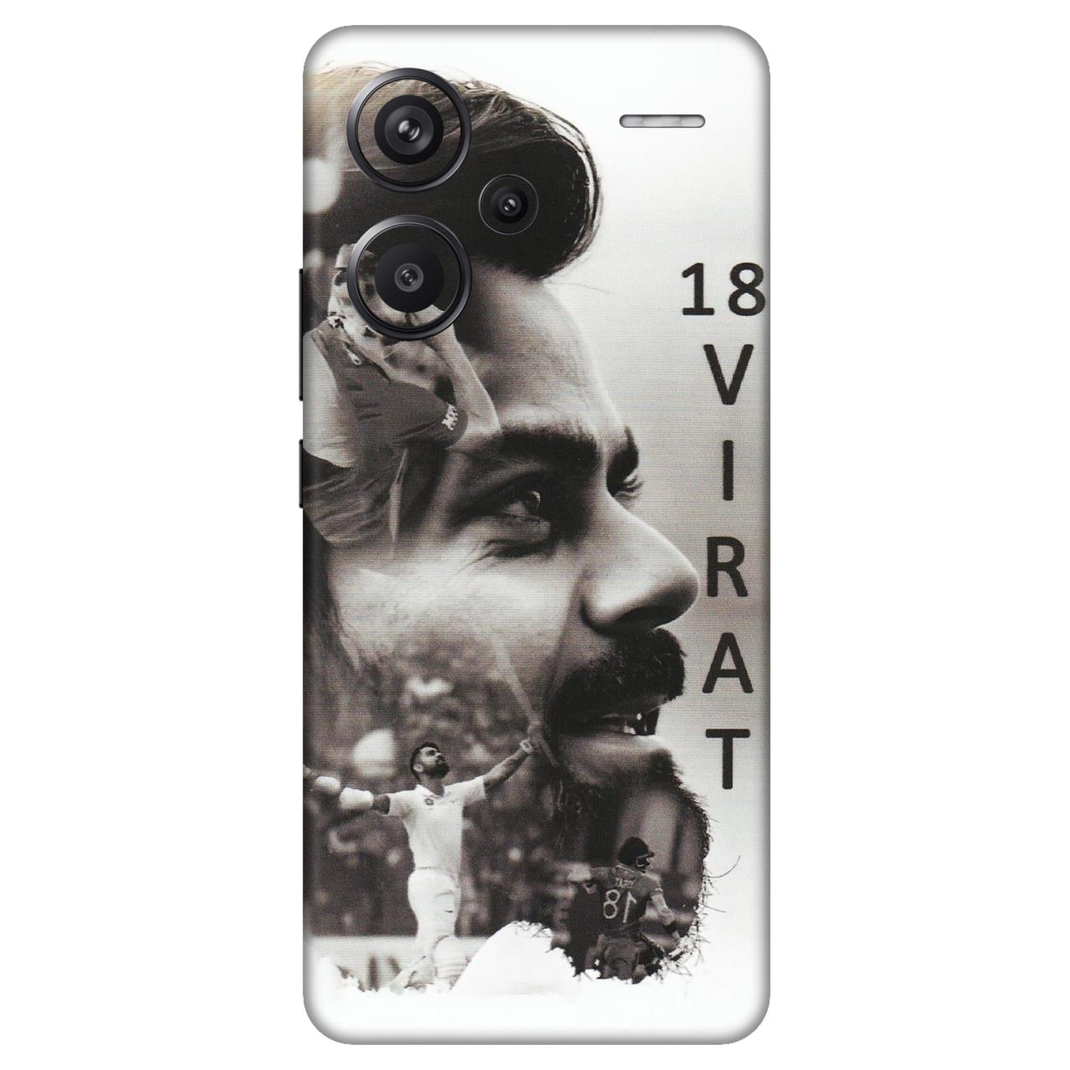 Xiaomi Redmi Phone Skins (All Models) - Virat Kohli Cricketer - Matte Finish (M-163) Redmi Note 13 Pro Plus 5G