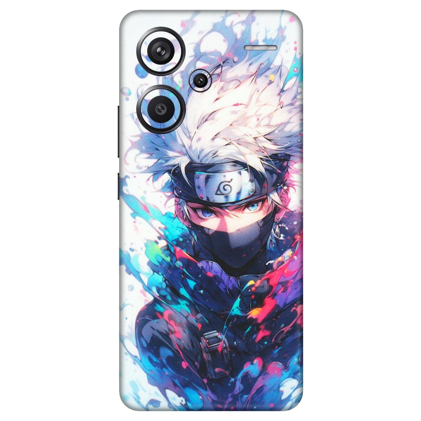 Xiaomi Redmi Phone Skins (All Models) - Naruto Face Mask - Matte Finish (M-03) Redmi Note 13 Pro Plus 5G