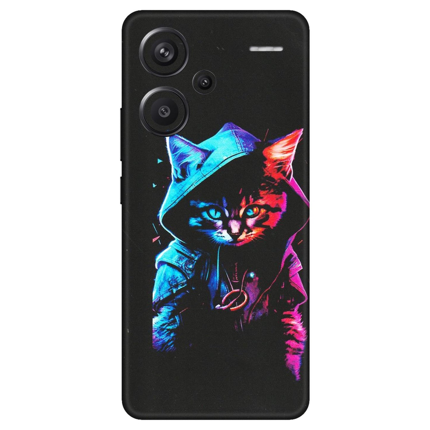 Xiaomi Redmi Phone Skins (All Models) - Cyberpunk Cat - Matte Finish (M-45) Redmi Note 13 Pro Plus 5G
