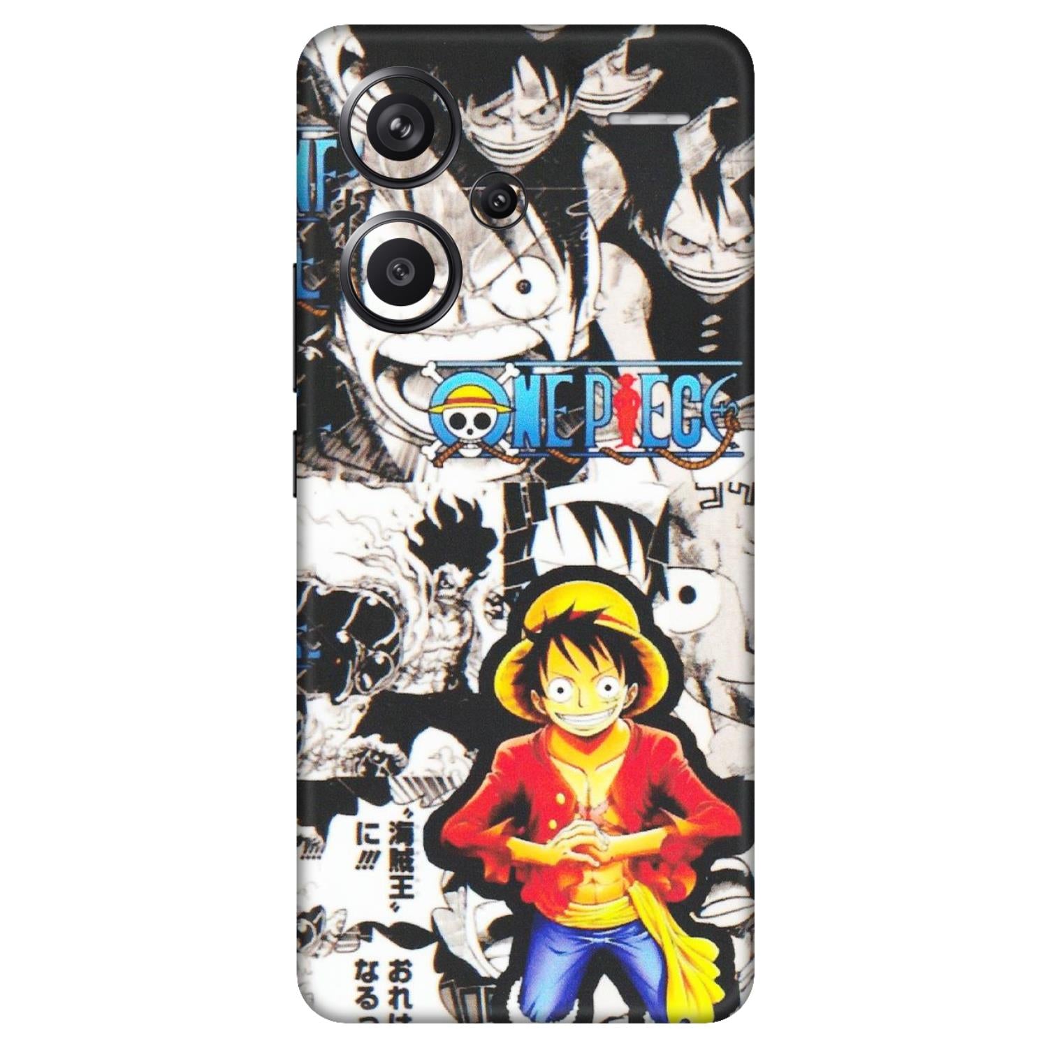 Xiaomi Redmi Phone Skins (All Models) - One Piece B&W - Matte Finish (M-63) Redmi Note 13 Pro Plus 5G