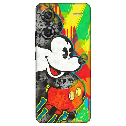 Xiaomi Redmi Phone Skins (All Models) - Multiple Mickey With Colourful Texture - Matte Finish (M-84) Redmi Note 13 Pro Plus 5G