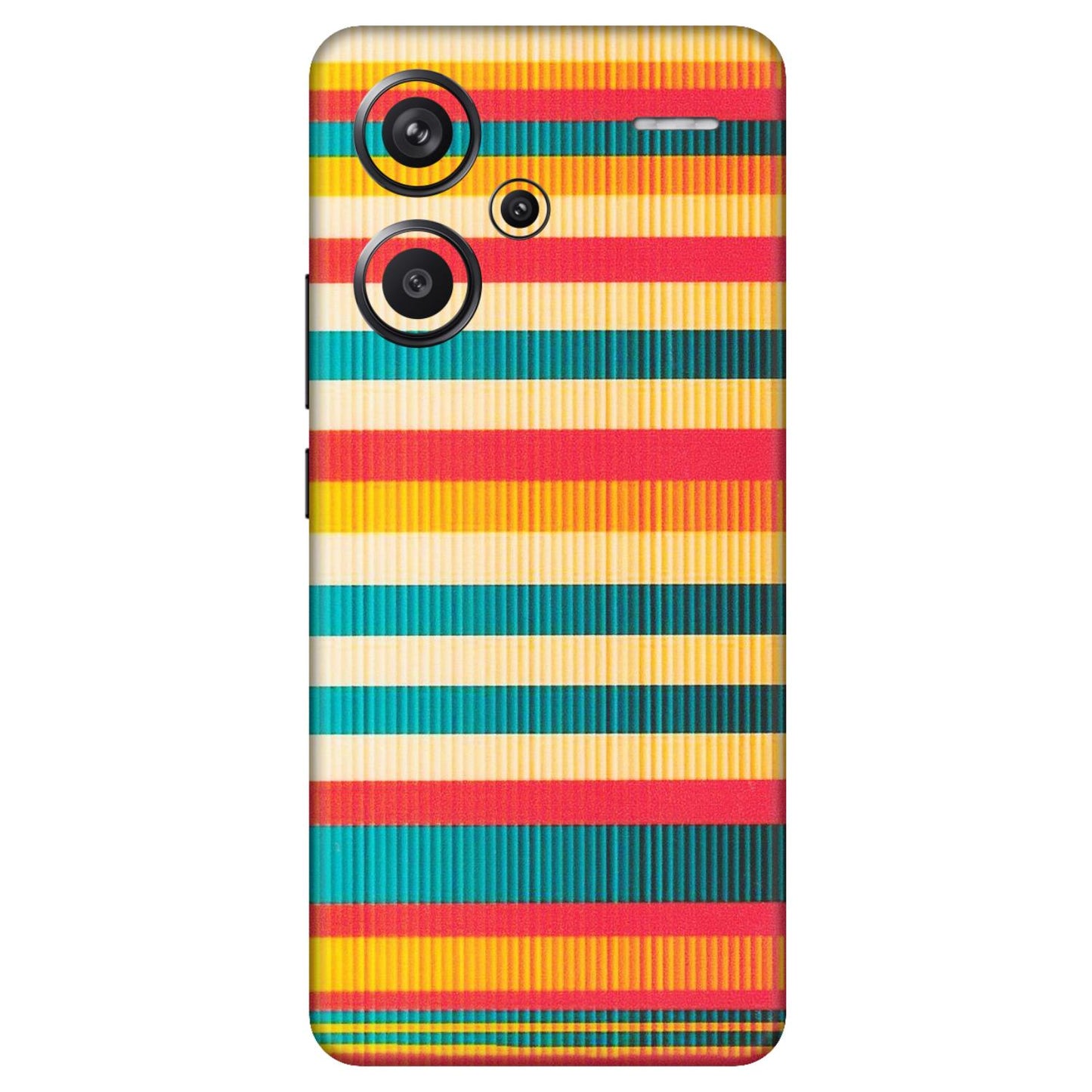 Xiaomi Redmi Phone Skins (All Models) - Colourful Stripes Soothing Effect - Matte Finish (M-86) Redmi Note 13 Pro Plus 5G