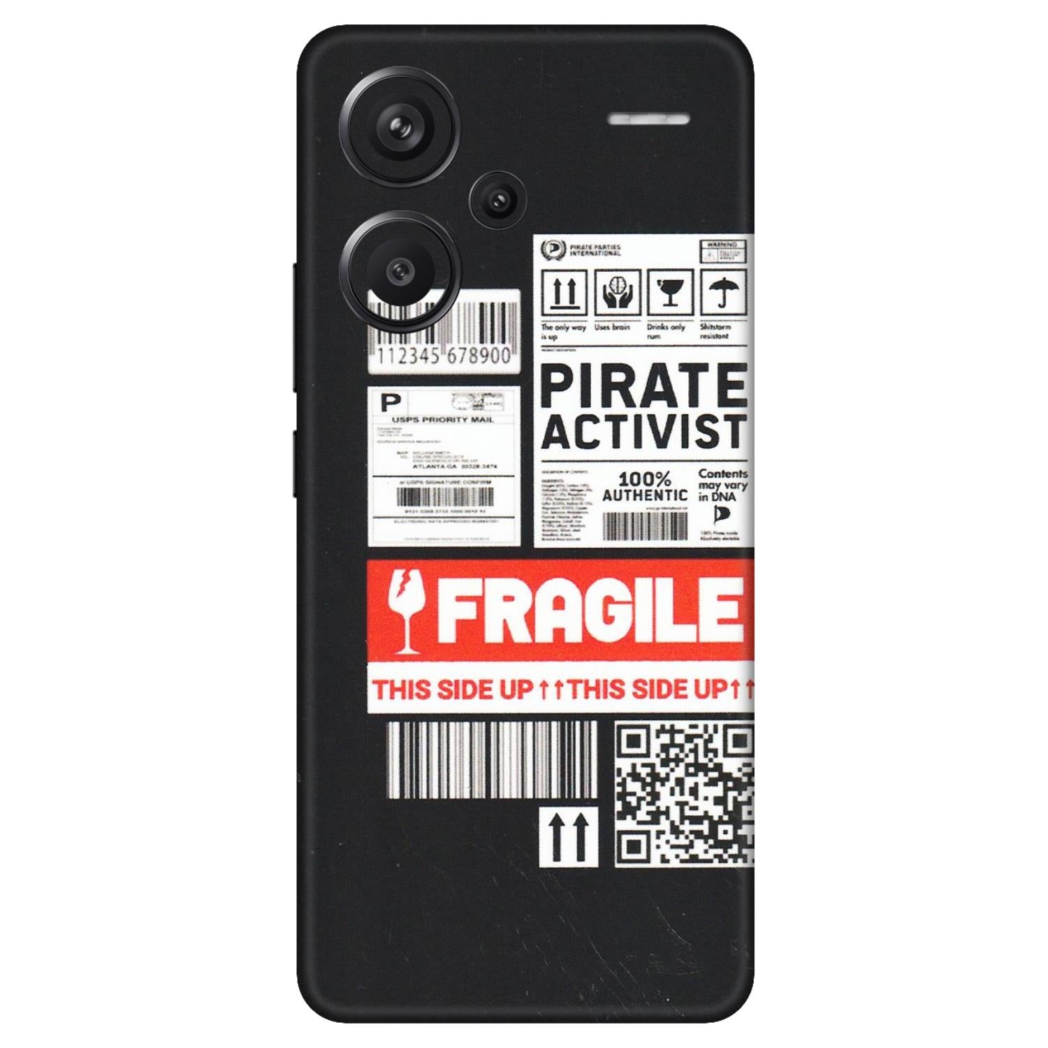 Xiaomi Redmi Phone Skins (All Models) - Handle With Care - Matte Finish (M-99) Redmi Note 13 Pro Plus 5G