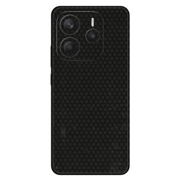 Xiaomi Redmi Phone Skins (All Models) - Black honeycomb - 3D Embossed Finish (L-114) Redmi Note 14 5G