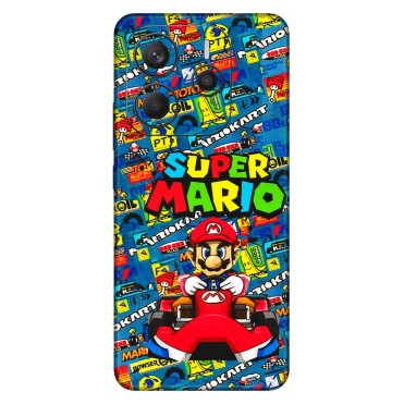 Xiaomi Redmi Phone Skins (All Models) - Super Mario Kart - 3D Embossed Finish (L-140) Redmi Note 14 5G