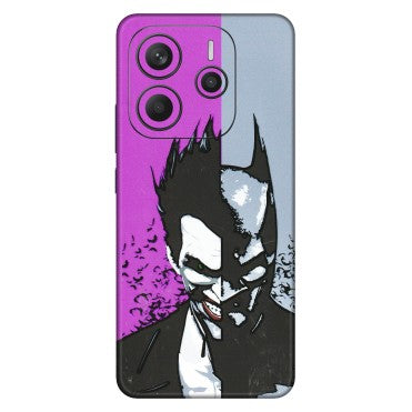 Xiaomi Redmi Phone Skins (All Models) - Batman & Joker - 3D Embossed Finish (L-143) Redmi Note 14 5G