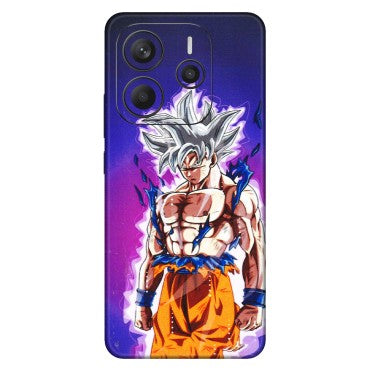 Xiaomi Redmi Phone Skins (All Models) - Goku Purple Anime - 3D Embossed Finish (L-147) Redmi Note 14 5G