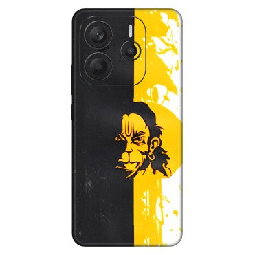 Xiaomi Redmi Phone Skins (All Models) - Bajrangbali - 3D Embossed Finish (L-151) Redmi Note 14 5G