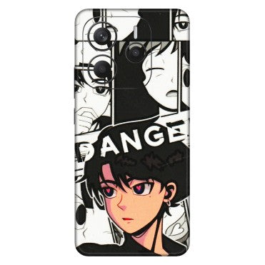Xiaomi Redmi Phone Skins (All Models) - Danger Anime - 3D Embossed Finish (L-155) Redmi Note 14 5G