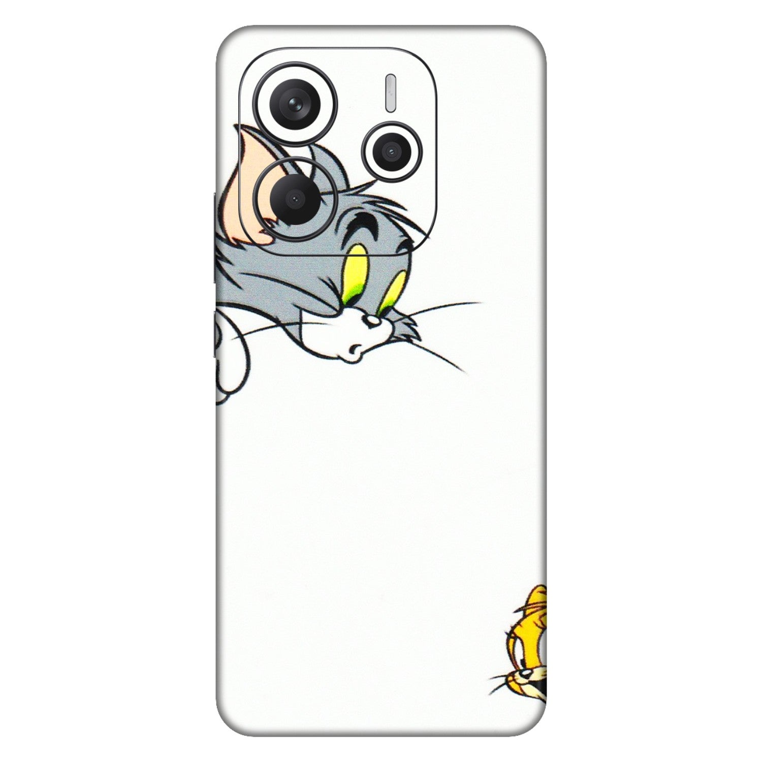Xiaomi Redmi Phone Skins (All Models) - Cute Tom And Jerry - 3D Embossed Finish (L-220) Redmi Note 14 5G