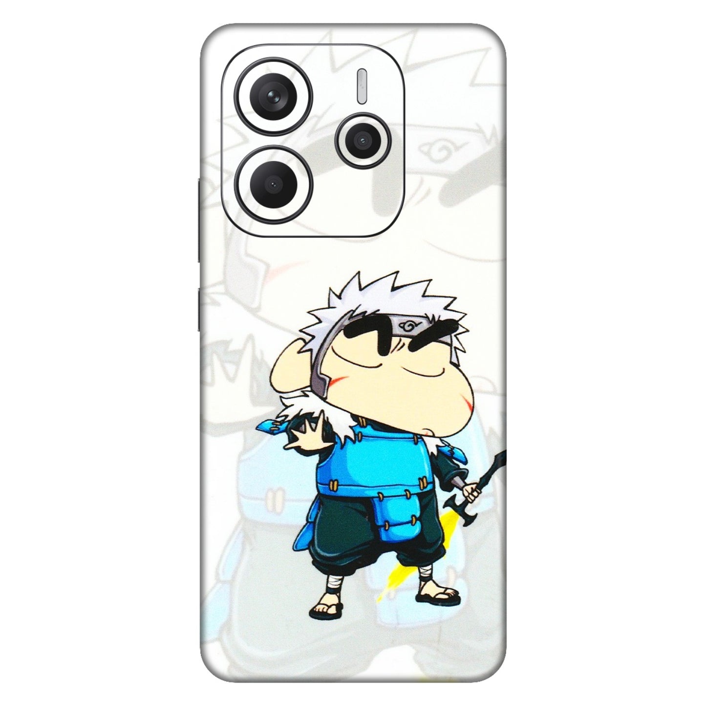 Xiaomi Redmi Phone Skins (All Models) - Angry Young Shinchan - 3D Embossed Finish (L-226) Redmi Note 14 5G