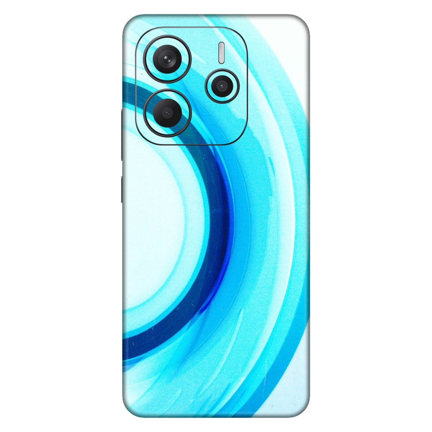 Xiaomi Redmi Phone Skins (All Models) - The Blue Curve - 3D Embossed Finish (L-244) Redmi Note 14 5G