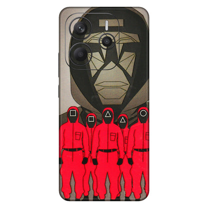 Xiaomi Redmi Phone Skins (All Models) - Squid Game Hero - 3D Embossed Finish (L-245) Redmi Note 14 5G