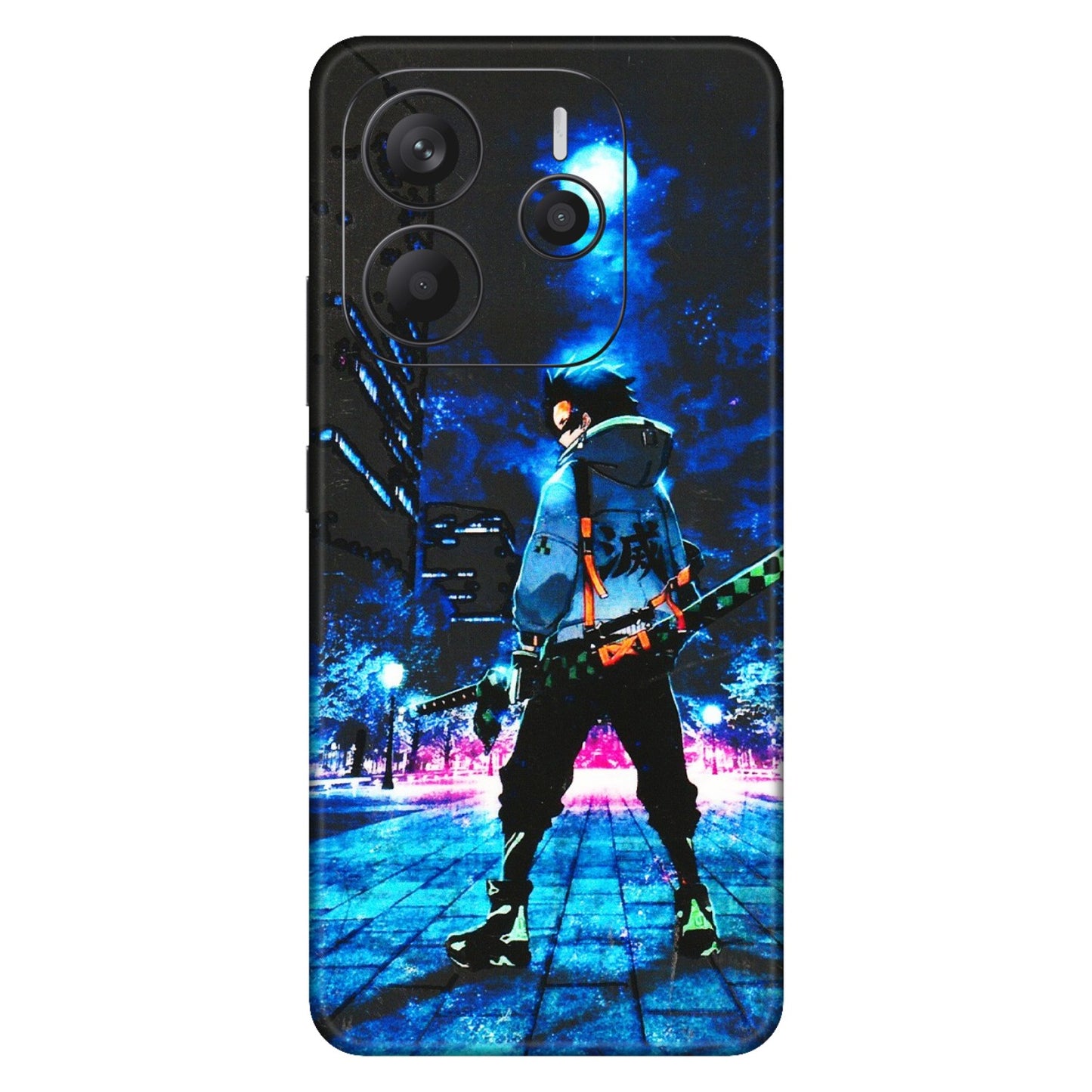Xiaomi Redmi Phone Skins (All Models) - Demon Slayer Sword - 3D Embossed Finish (L-247) Redmi Note 14 5G