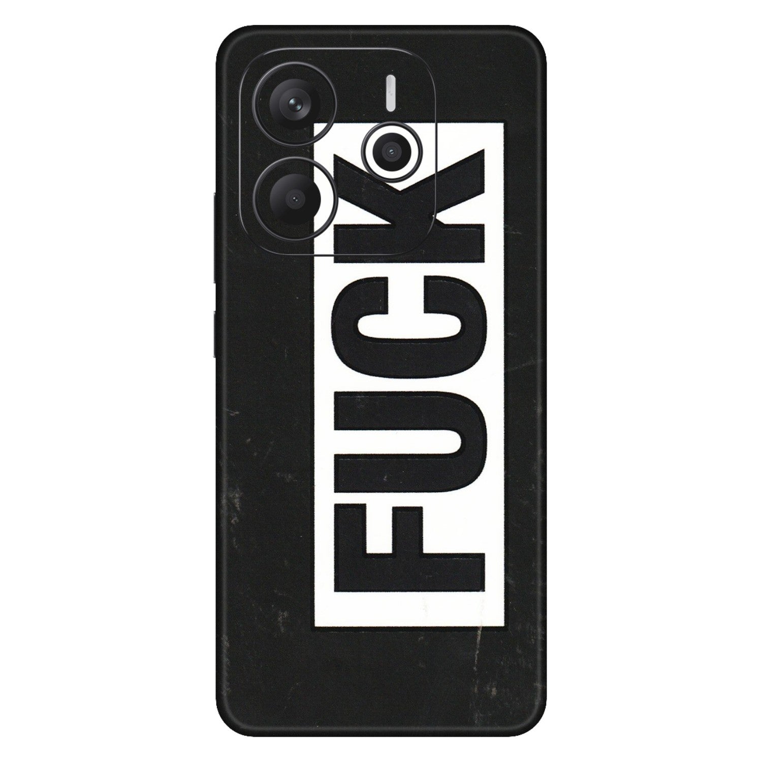 Xiaomi Redmi Phone Skins (All Models) - The F Word - 3D Embossed Finish (L-255) Redmi Note 14 5G