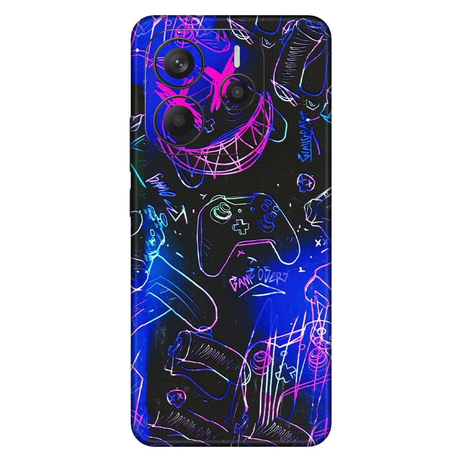 Xiaomi Redmi Phone Skins (All Models) - Gamers Paradise - 3D Embossed Finish (L-258) Redmi Note 14 5G