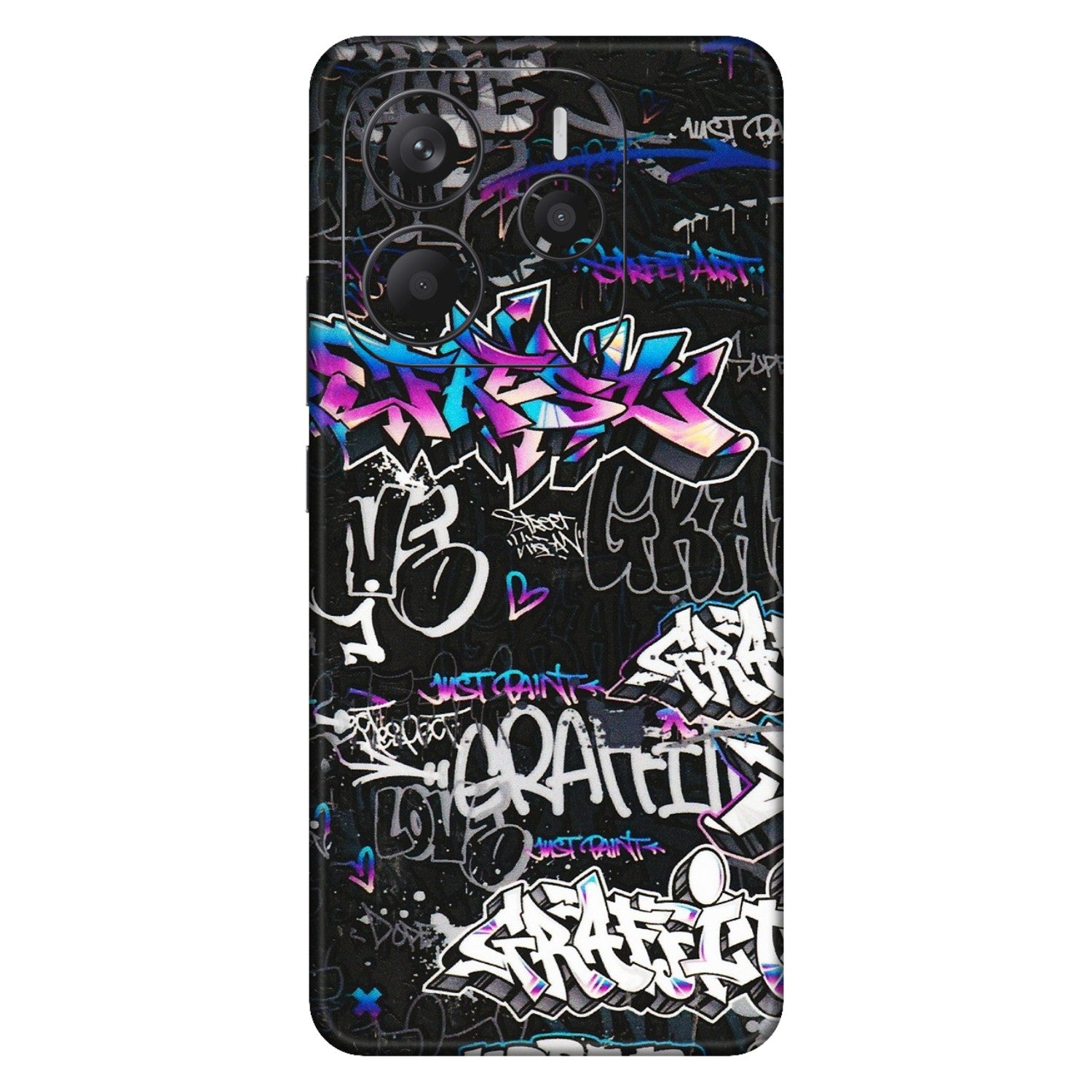 Xiaomi Redmi Phone Skins (All Models) - Graffiti Killer - 3D Embossed Finish (L-274) Redmi Note 14 5G