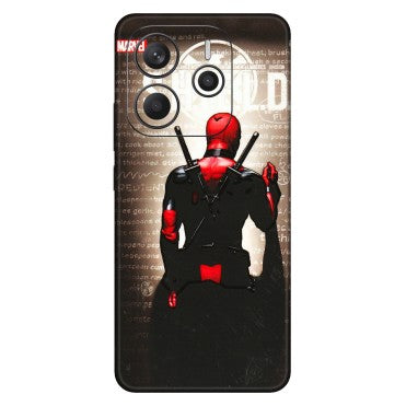 Xiaomi Redmi Phone Skins (All Models) - Deadpool - 3D Embossed Finish (L-56) Redmi Note 14 5G