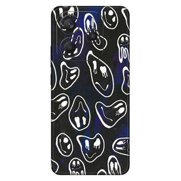 Xiaomi Redmi Phone Skins (All Models) - Distorted Smileys - 3D Embossed Finish (L-92) Redmi Note 14 5G