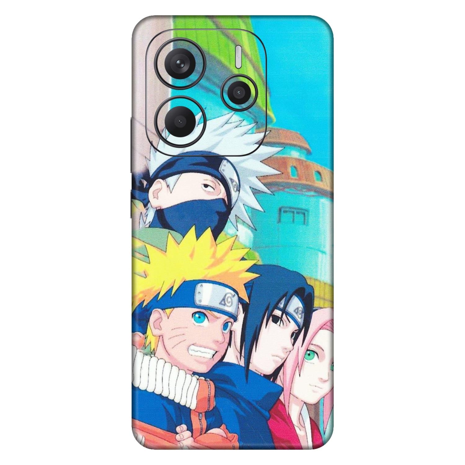 Xiaomi Redmi Phone Skins (All Models) - Team Minato And Kakashi - Matte Finish (M-101) Redmi Note 14 5G
