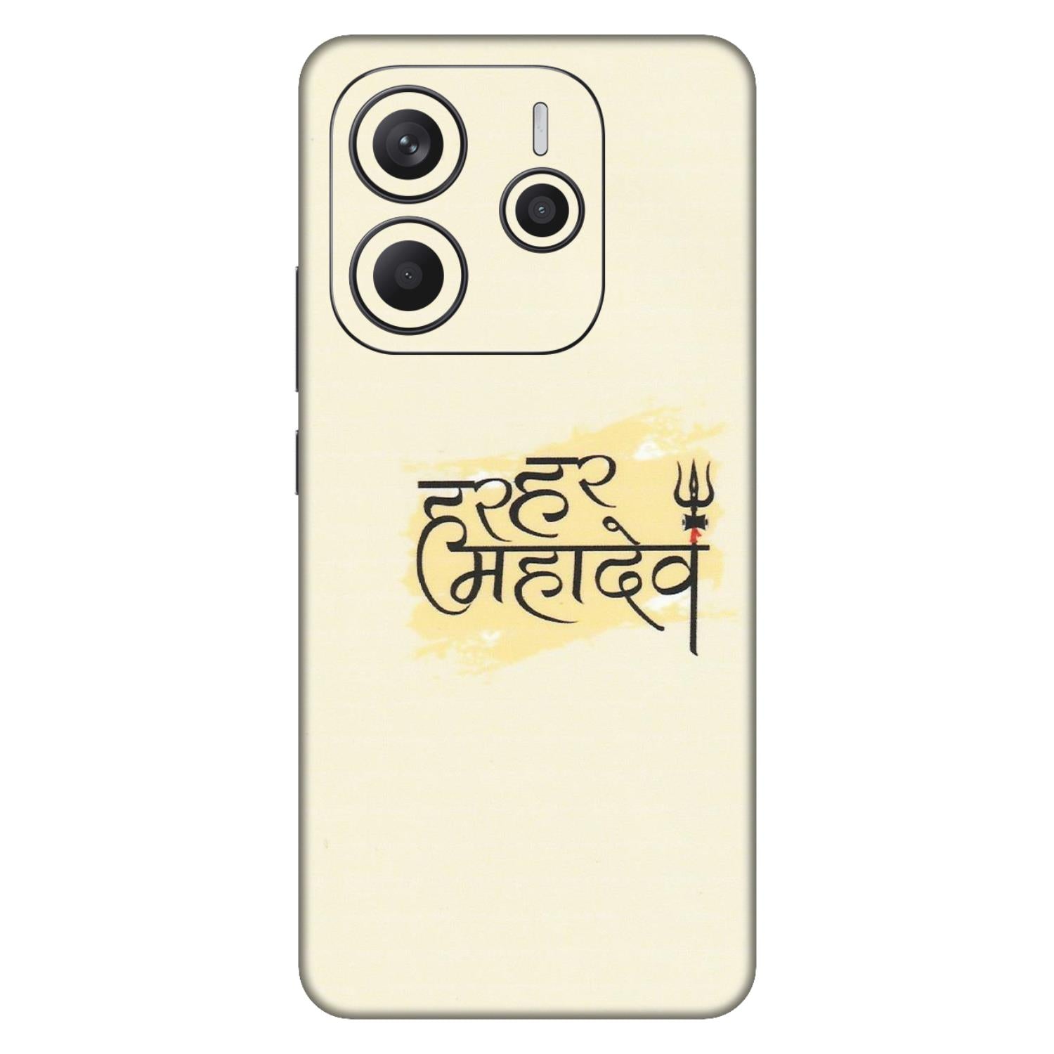 Xiaomi Redmi Phone Skins (All Models) - Har Har Mahadev - Matte Finish (M-10) Redmi Note 14 5G