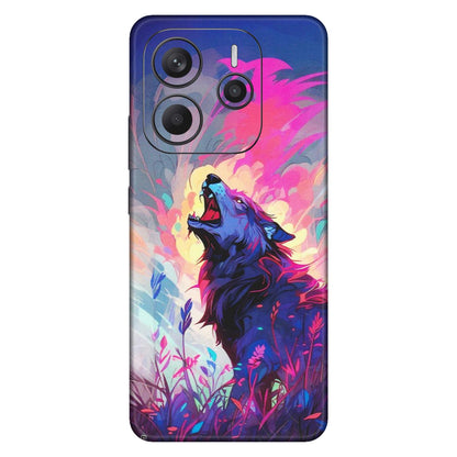 Xiaomi Redmi Phone Skins (All Models) - New Wild Wolf Abstract - Matte Finish (M-125) Redmi Note 14 5G