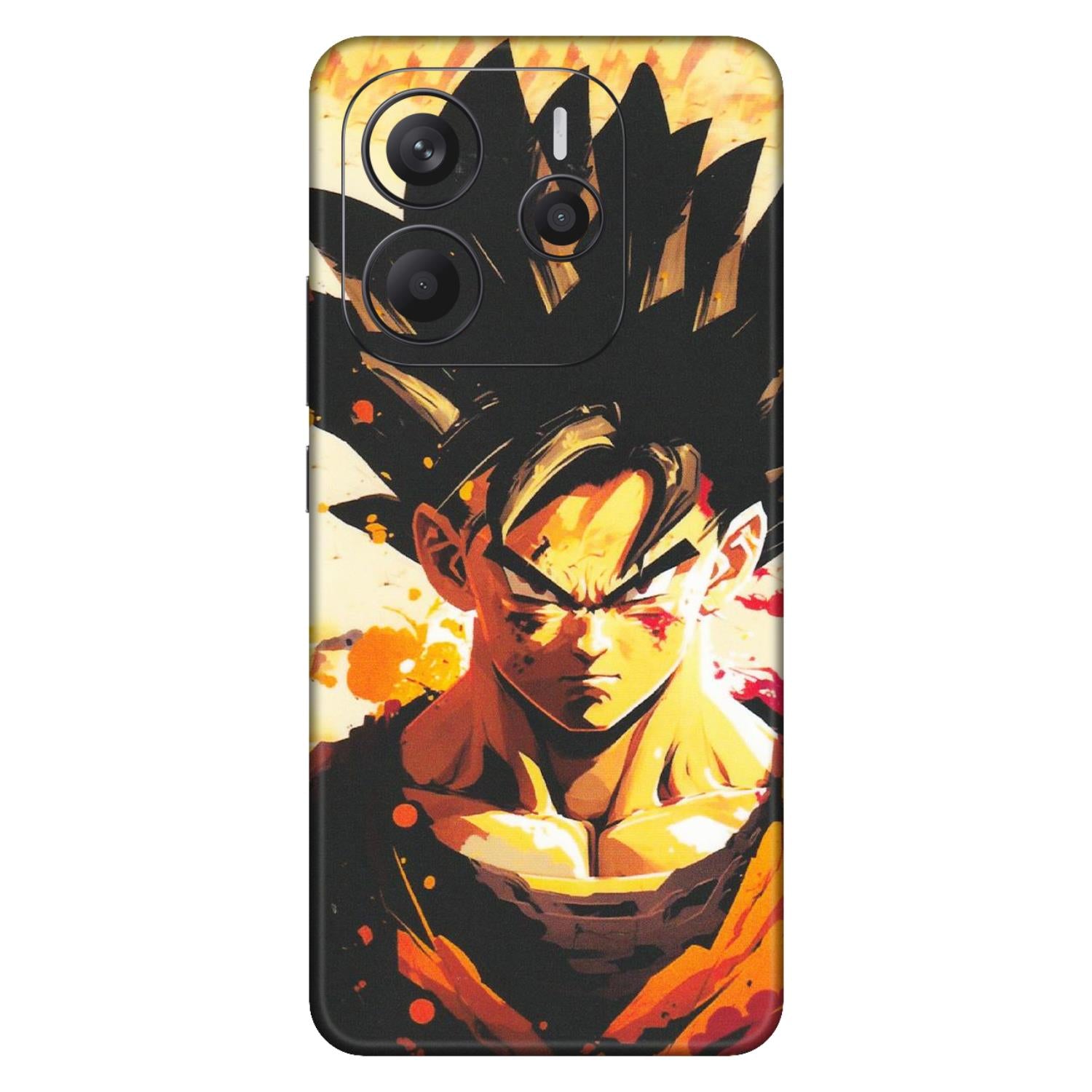Xiaomi Redmi Phone Skins (All Models) - Angry Goku - Matte Finish (M-12) Redmi Note 14 5G