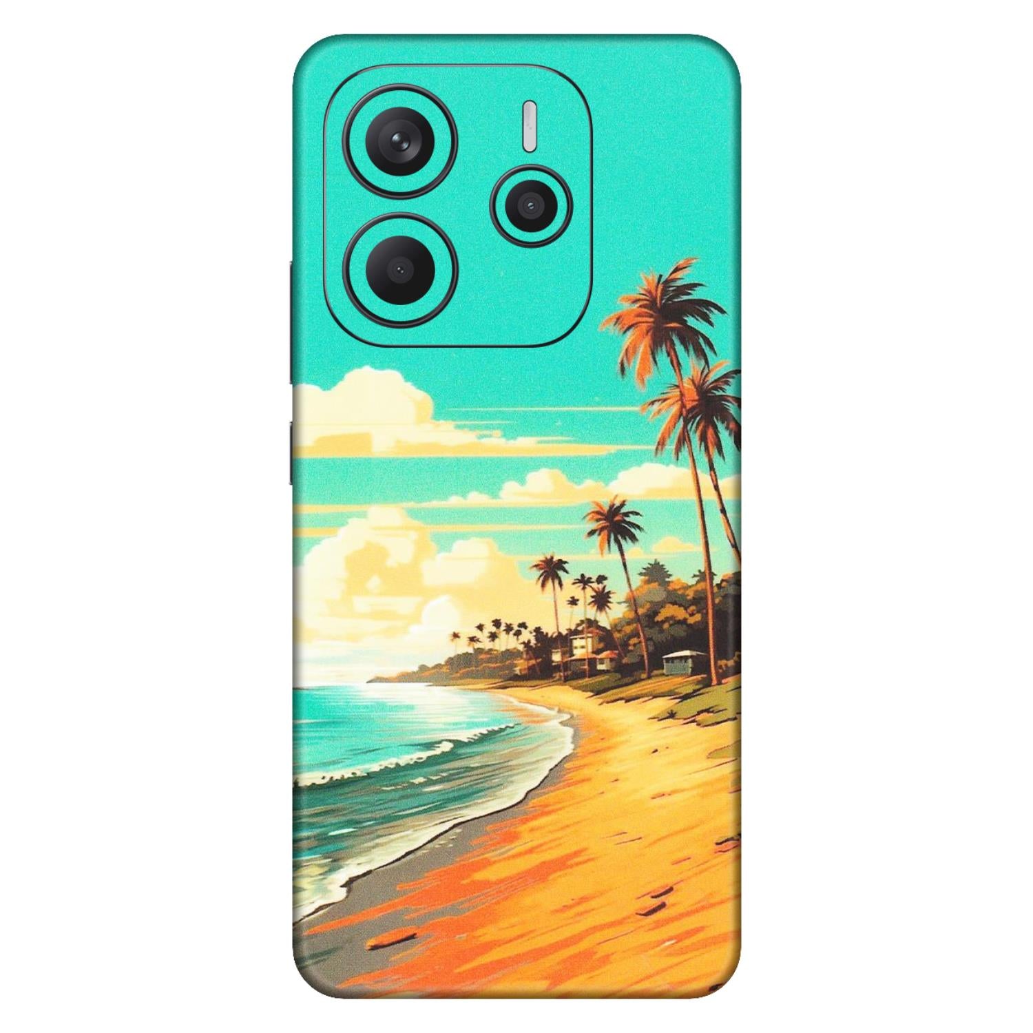Xiaomi Redmi Phone Skins (All Models) - Miami Beach - Matte Finish (M-136) Redmi Note 14 5G