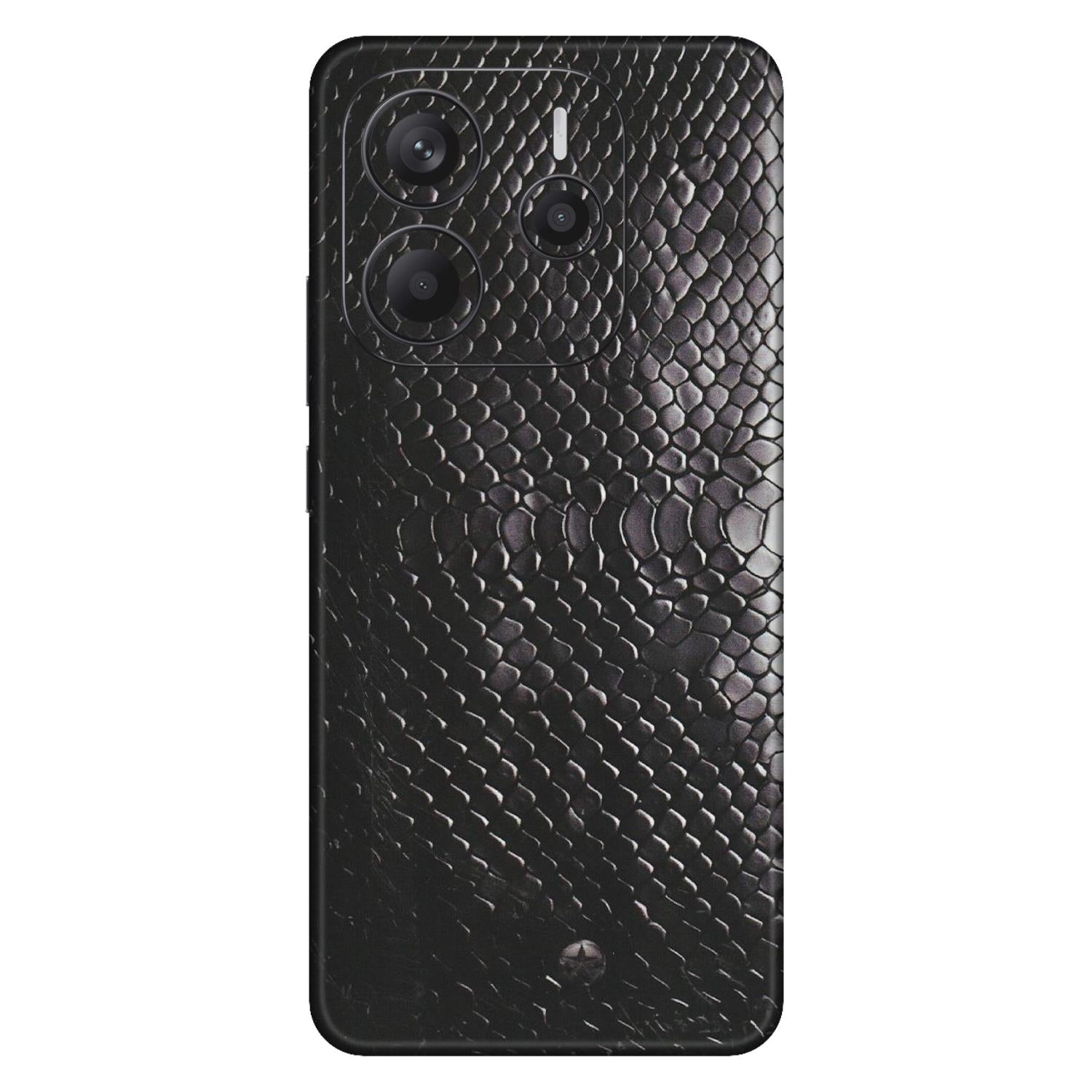 Xiaomi Redmi Phone Skins (All Models) - Black Snack Leather - Matte Finish (M-147) Redmi Note 14 5G