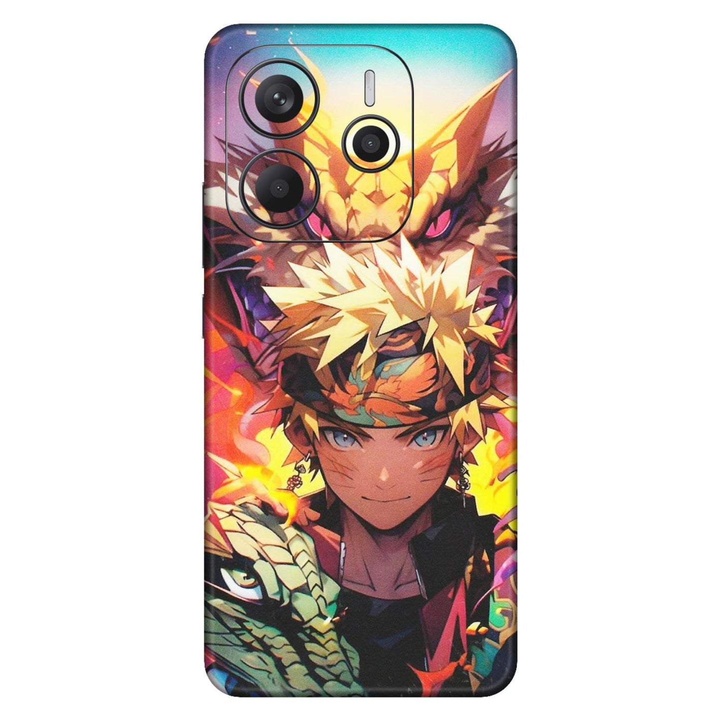 Xiaomi Redmi Phone Skins (All Models) - Angry Naruto Anime - Matte Finish (M-148) Redmi Note 14 5G