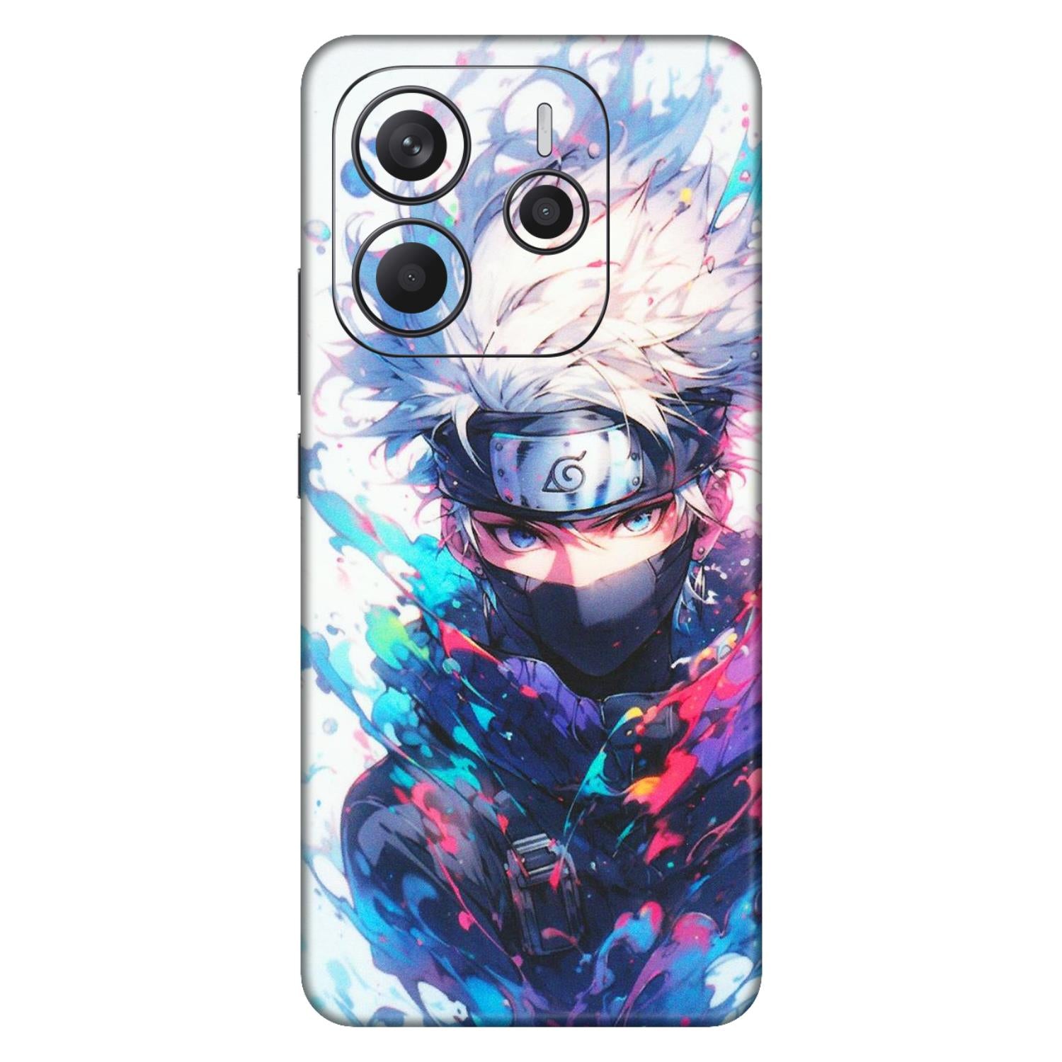 Xiaomi Redmi Phone Skins (All Models) - Naruto Face Mask - Matte Finish (M-03) Redmi Note 14 5G