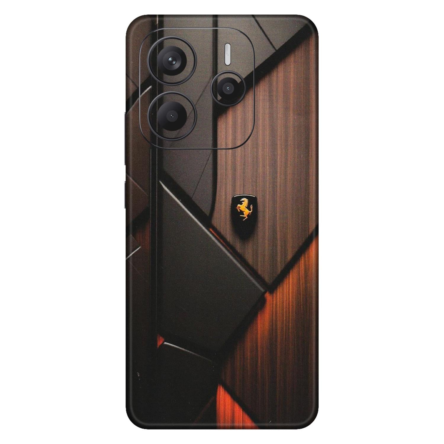 Xiaomi Redmi Phone Skins (All Models) - Lambo Beauty Wood Pattern Sober - Matte Finish (M-51) Redmi Note 14 5G