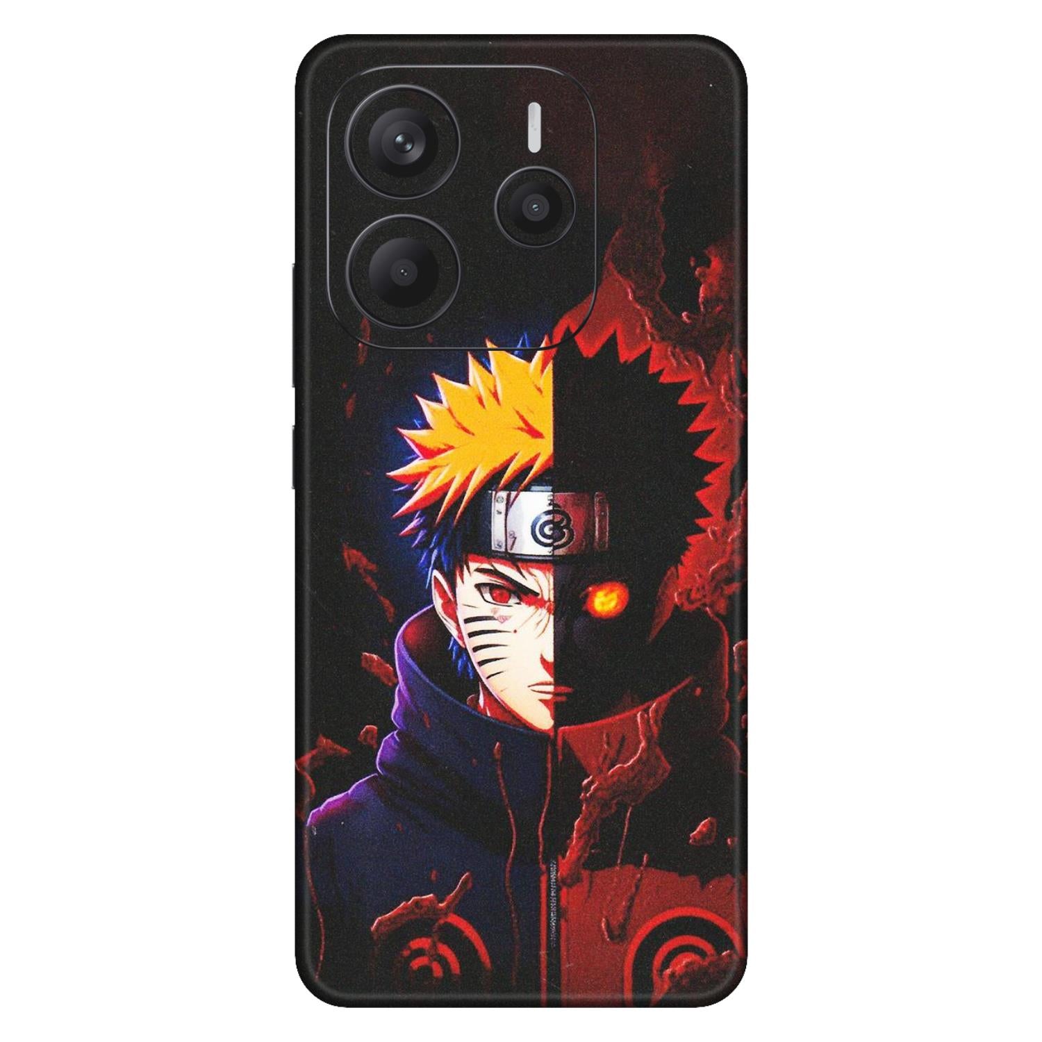 Xiaomi Redmi Phone Skins (All Models) - Naruto X Evil - Matte Finish (M-70) Redmi Note 14 5G