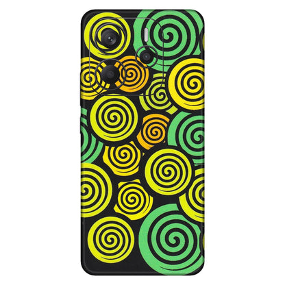Xiaomi Redmi Phone Skins (All Models) - Crazy Spiral - Matte Finish (M-91) Redmi Note 14 5G