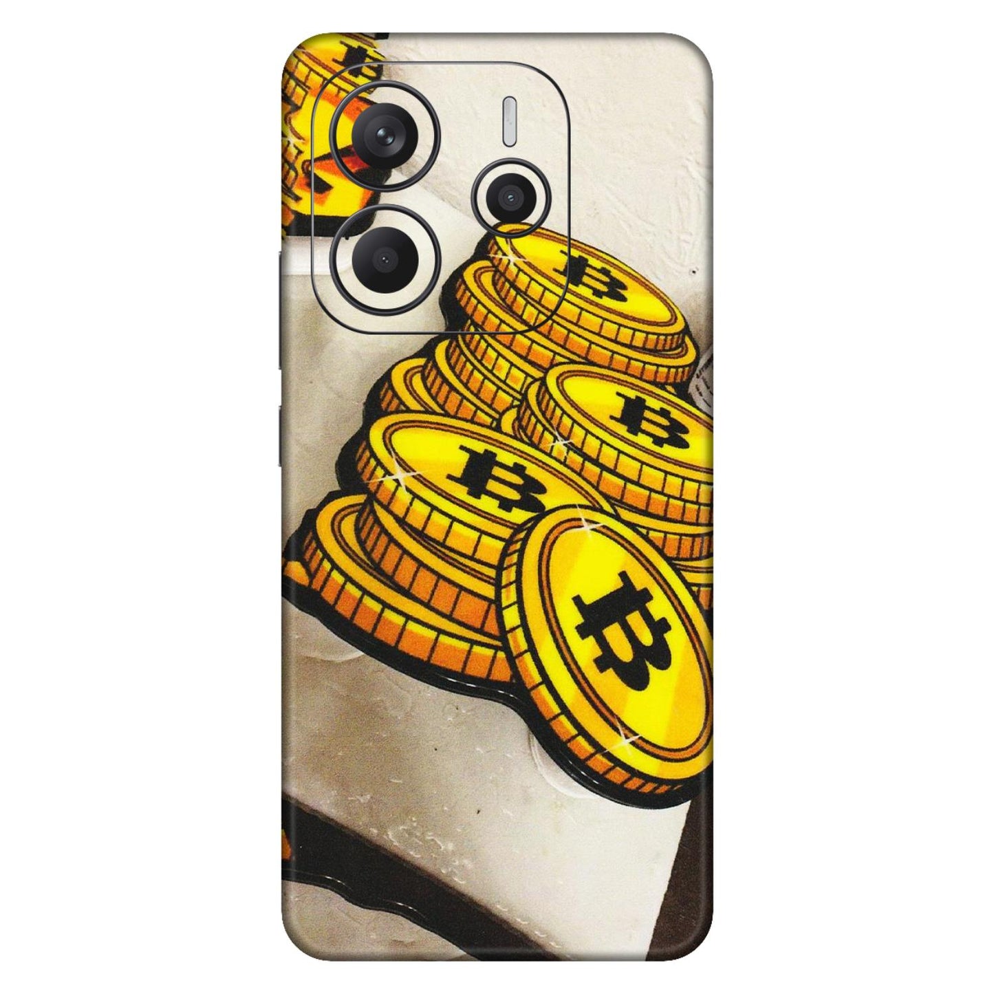 Xiaomi Redmi Phone Skins (All Models) - Billionaire Bitcoin Collection - Matte Finish (M-92) Redmi Note 14 5G
