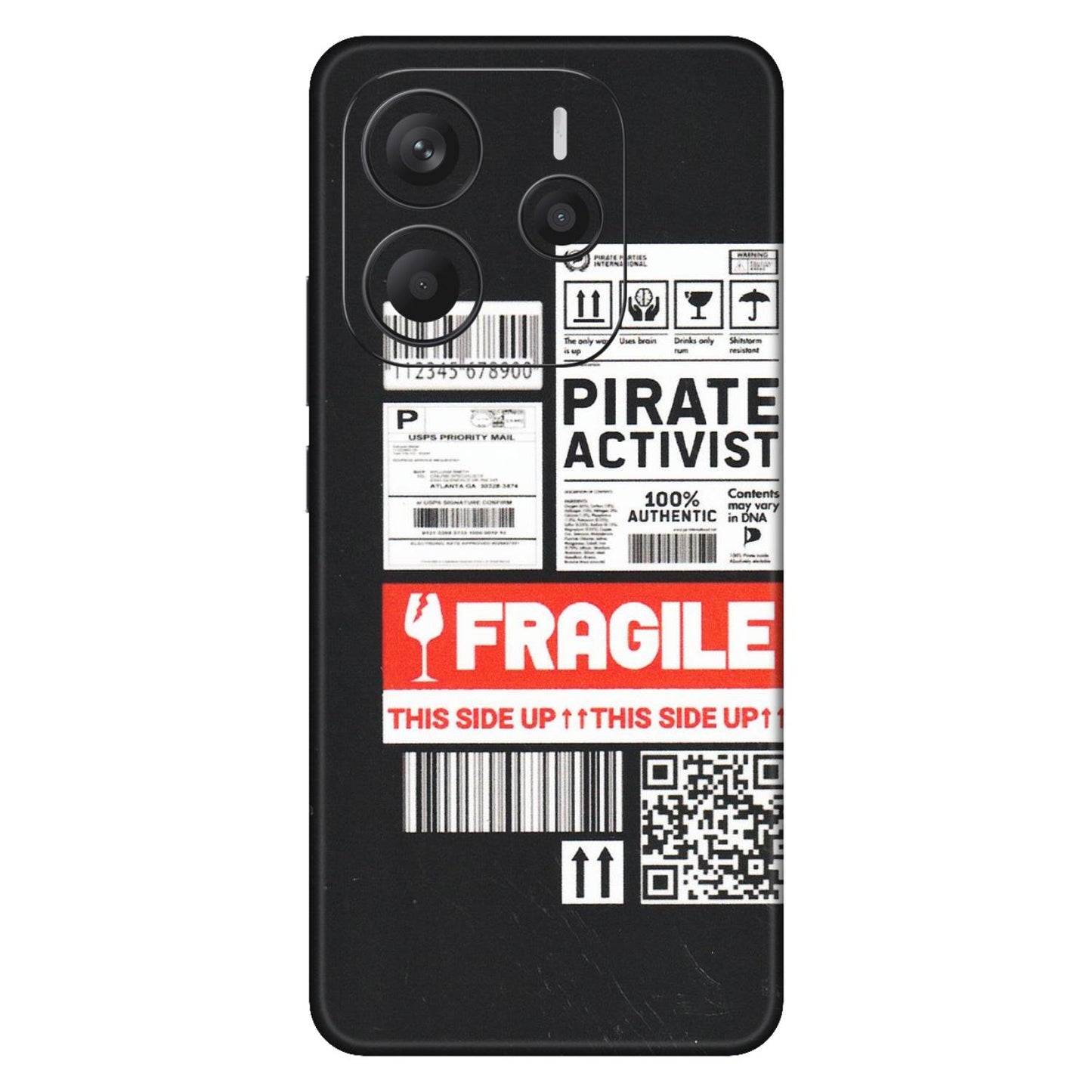 Xiaomi Redmi Phone Skins (All Models) - Handle With Care - Matte Finish (M-99) Redmi Note 14 5G