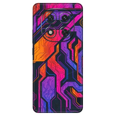 Xiaomi Redmi Phone Skins (All Models) - Tech Circuits Futuristic - 3D Embossed Finish (L-07) Redmi Note 14 Pro 5G