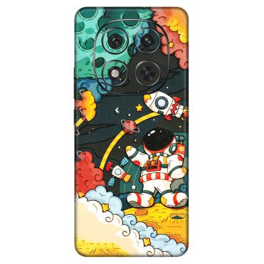 Xiaomi Redmi Phone Skins (All Models) - Astronauts & Spaceship - 3D Embossed Finish (L-145) Redmi Note 14 Pro 5G