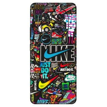 Xiaomi Redmi Phone Skins (All Models) - Just Do It Doodles - 3D Embossed Finish (L-166) Redmi Note 14 Pro 5G