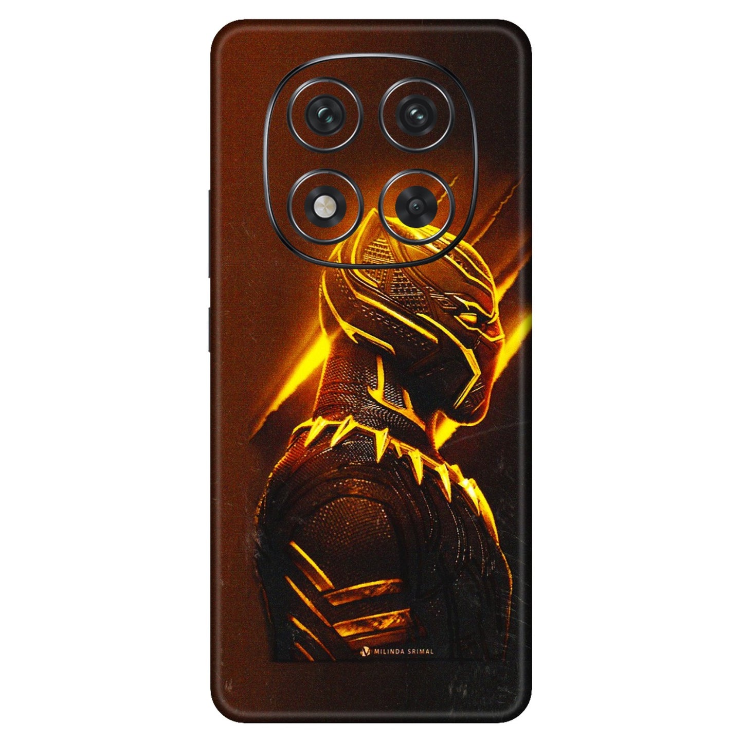 Xiaomi Redmi Phone Skins (All Models) - Gold Black Panther - 3D Embossed Finish (L-181) Redmi Note 14 Pro 5G