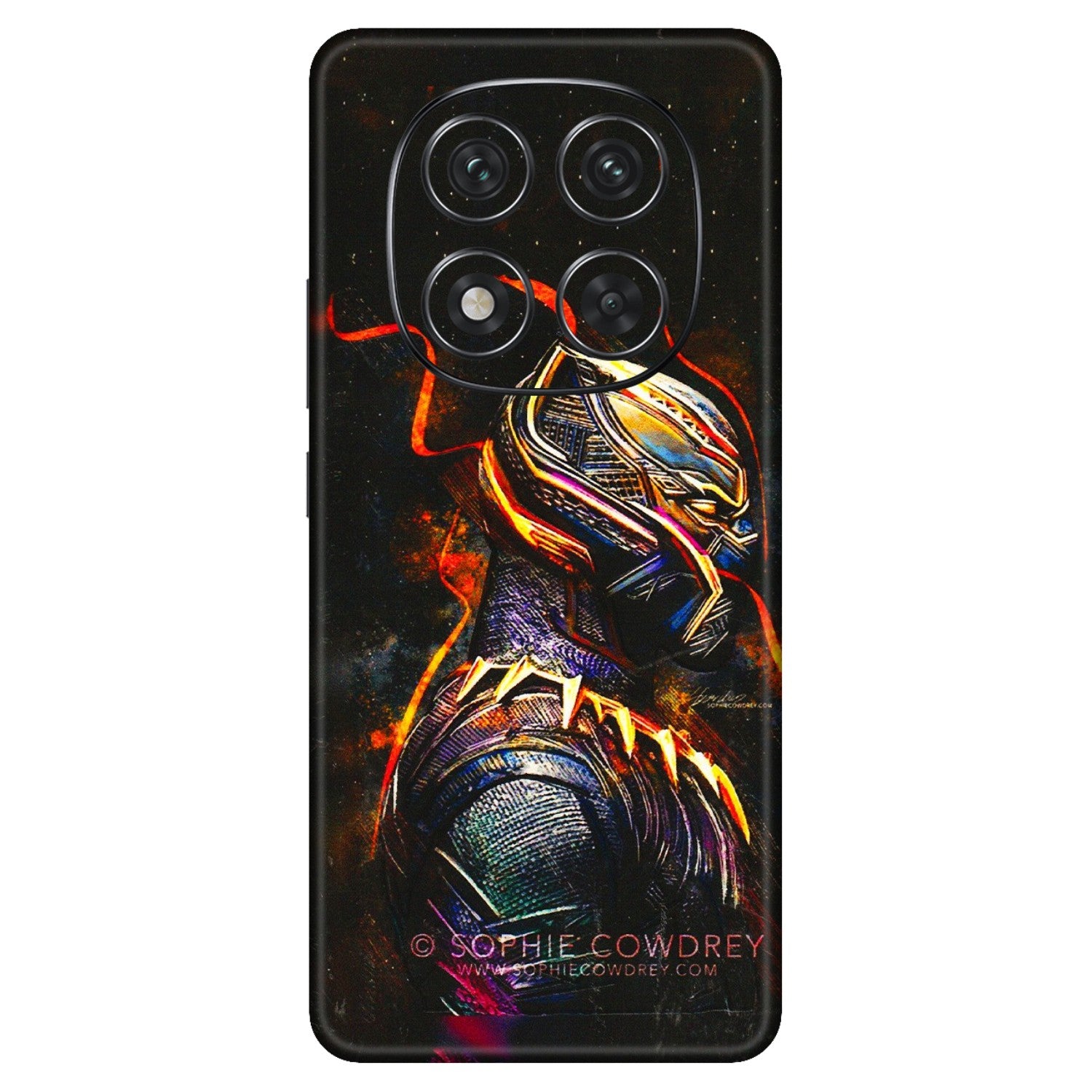 Xiaomi Redmi Phone Skins (All Models) - Black Panther - 3D Embossed Finish (L-190) Redmi Note 14 Pro 5G