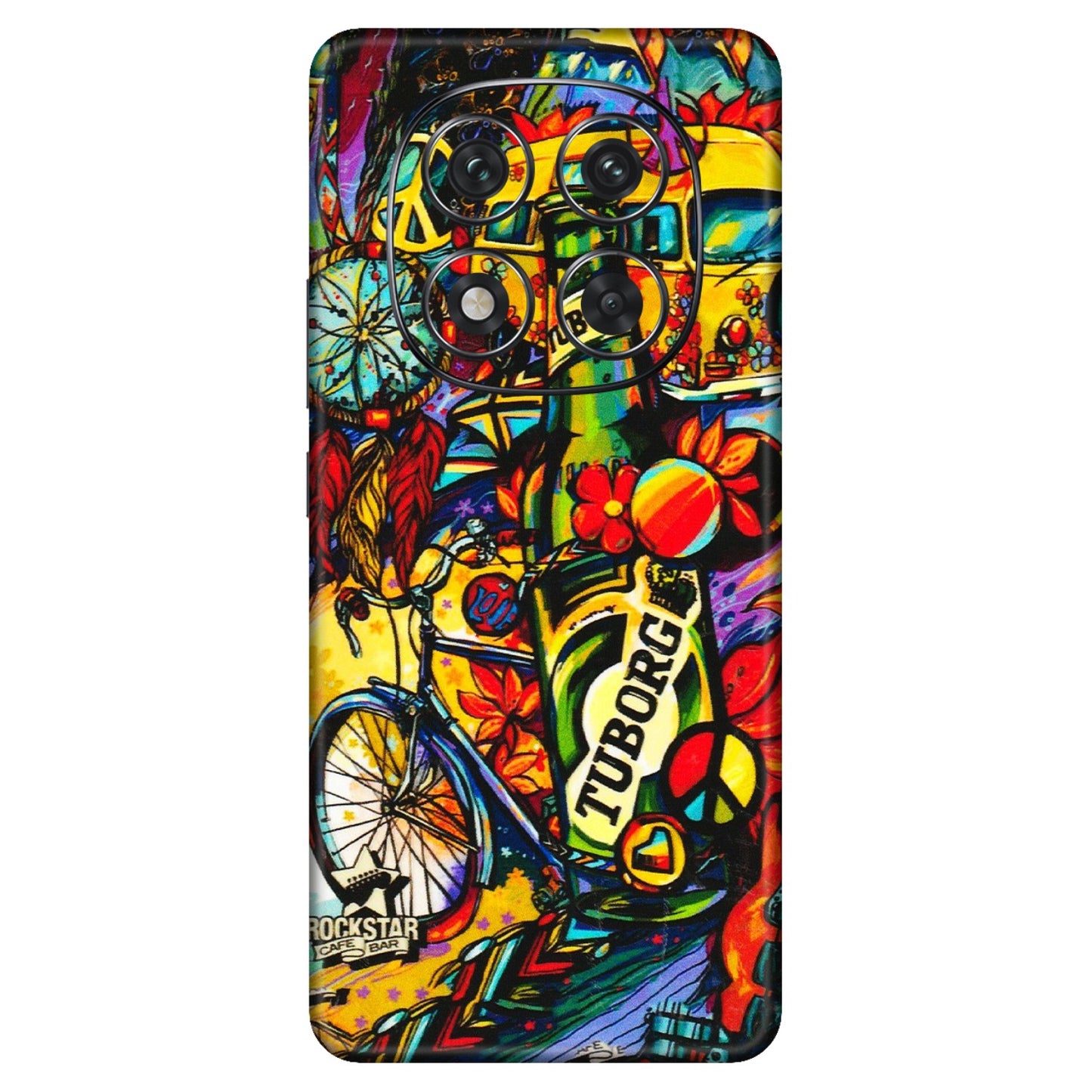 Xiaomi Redmi Phone Skins (All Models) - Cool Beer Bottle - 3D Embossed Finish (L-193) Redmi Note 14 Pro 5G