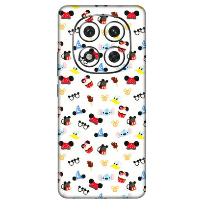 Xiaomi Redmi Phone Skins (All Models) - Minnie Mouse & Donald Doodles s - 3D Embossed Finish (L-194) Redmi Note 14 Pro 5G