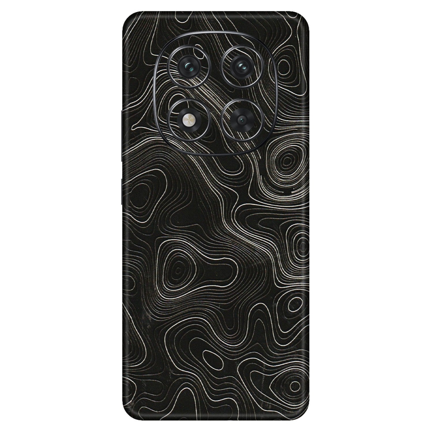Xiaomi Redmi Phone Skins (All Models) - Black Swirl - 3D Embossed Finish (L-196) Redmi Note 14 Pro 5G