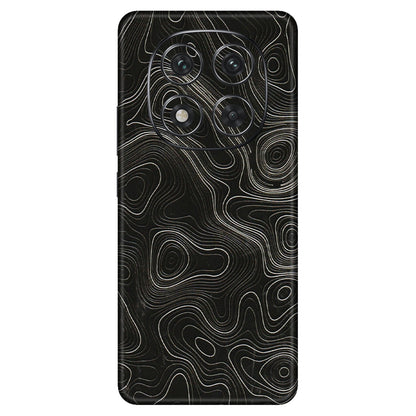 Xiaomi Redmi Phone Skins (All Models) - Black Swirl - 3D Embossed Finish (L-196) Redmi Note 14 Pro 5G