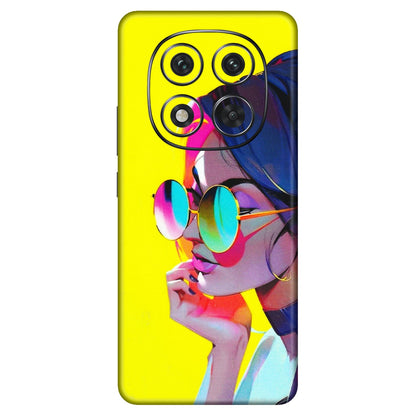 Xiaomi Redmi Phone Skins (All Models) - Bold Stylish Girl - 3D Embossed Finish (L-222) Redmi Note 14 Pro 5G