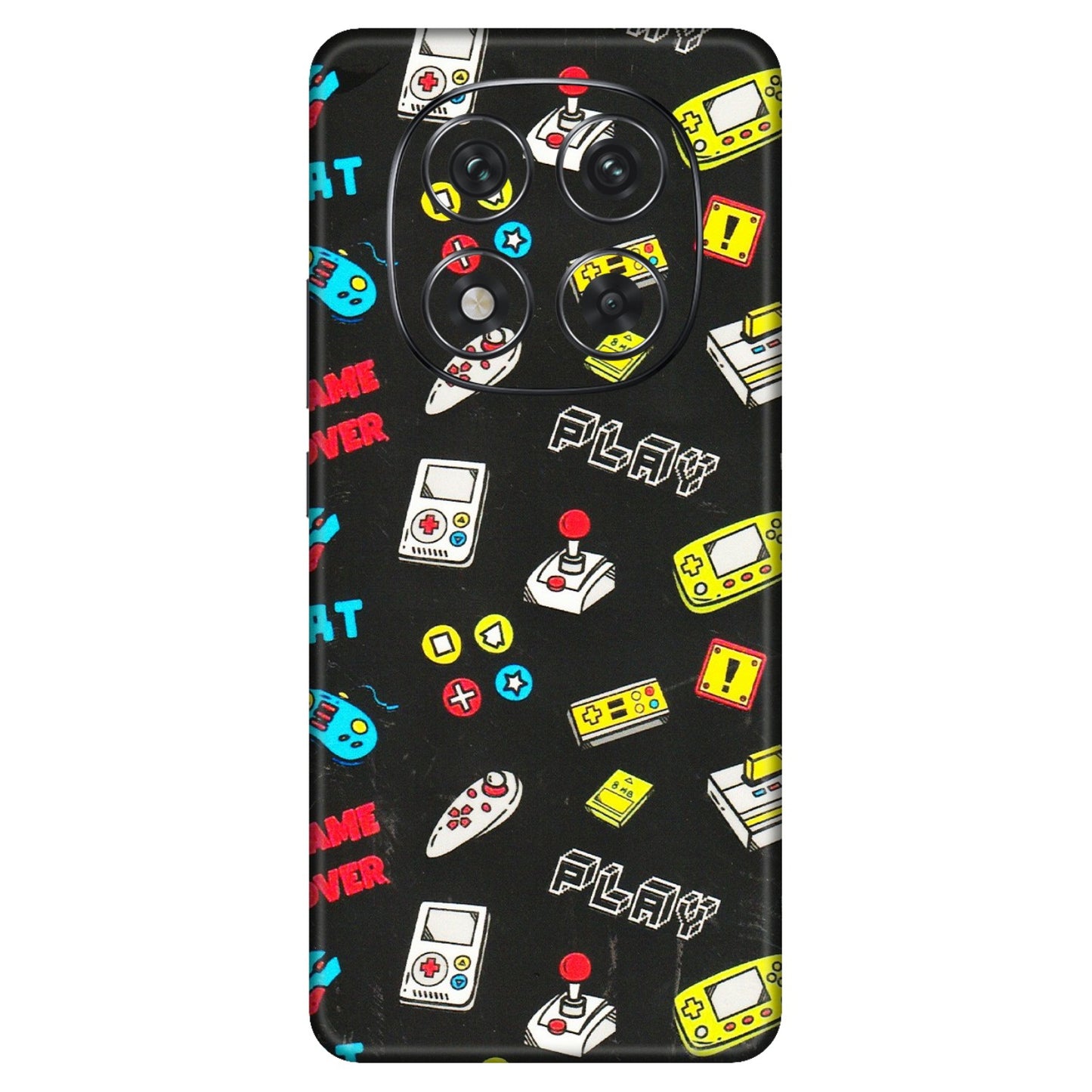 Xiaomi Redmi Phone Skins (All Models) - Gaming Doodles - 3D Embossed Finish (L-224) Redmi Note 14 Pro 5G